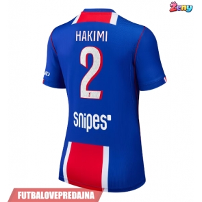 Lacne Ženy Futbalové dres Paris Saint-Germain Achraf Hakimi #2 2026-27 Krátky Rukáv - Domáci
